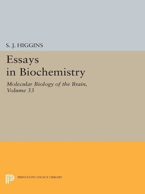 cover image of Essays in Biochemistry, Volume 33